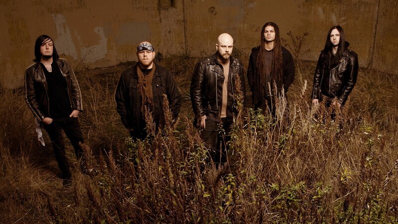 Five Men in Leather Jackets — Brown, Serious