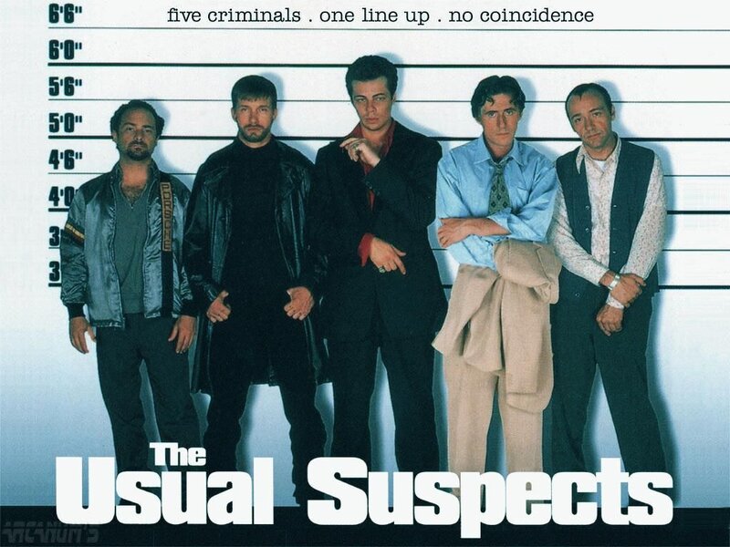 Five Men in Lineup