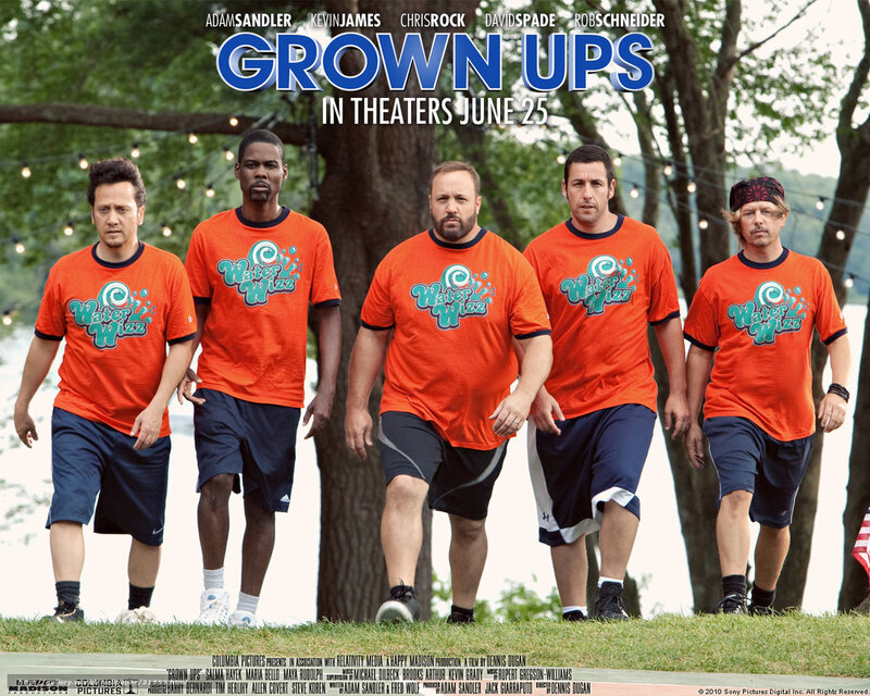 Five Men in Orange Shirts