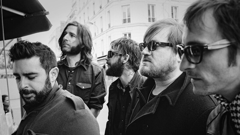 Five Men in Street — Black, Neutral