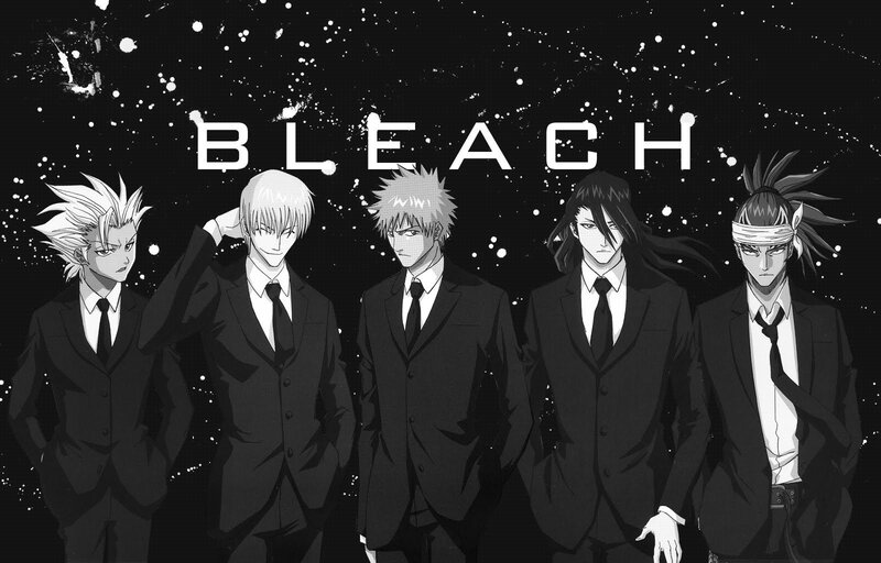 Five Men in Suits — Black, Dramatic