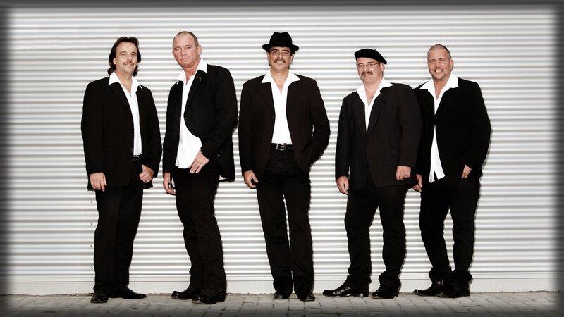 Five Men in Suits — Black, Neutral