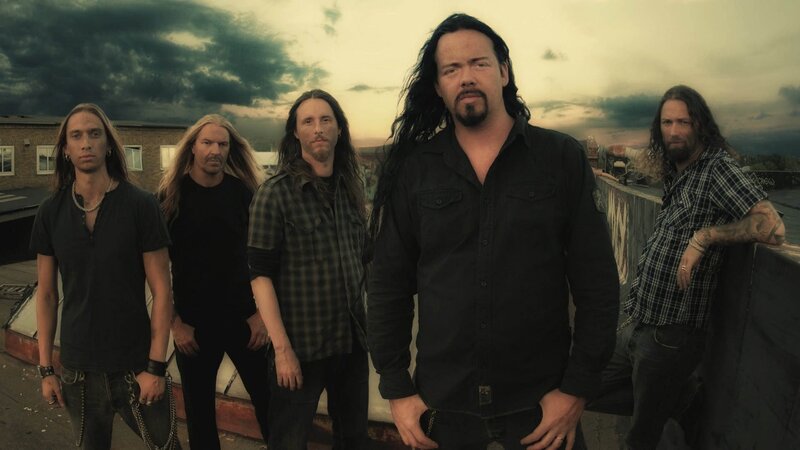 Five Men on Rooftop — Black, Dramatic, Sunset