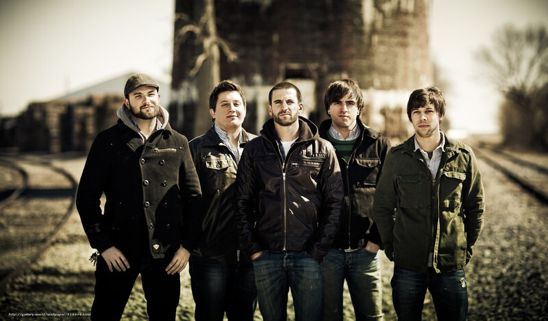 Five Men on Train Tracks