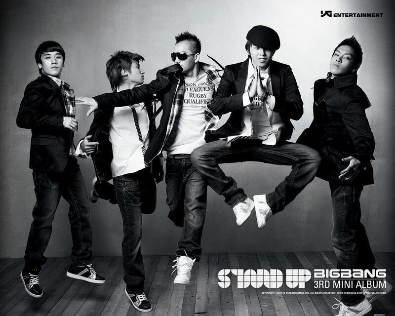 Five Men Posing — Black