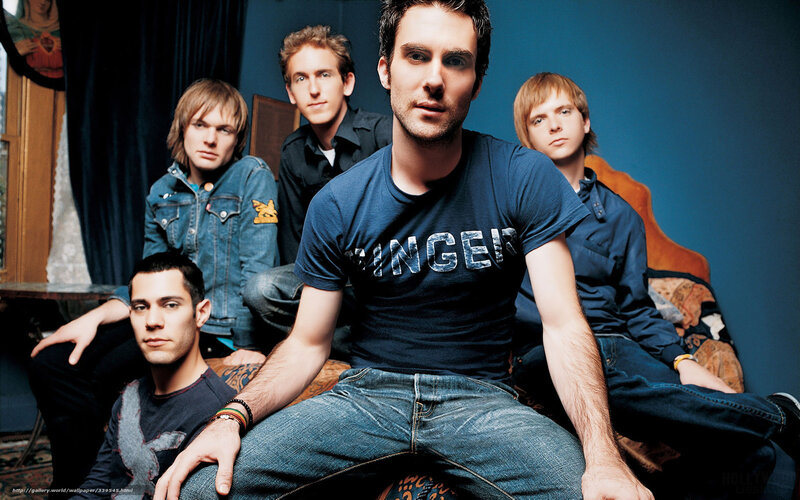 Five Men Posing Together — Blue, Serious