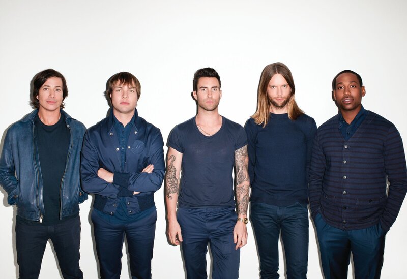 Five Men Standing — Blue