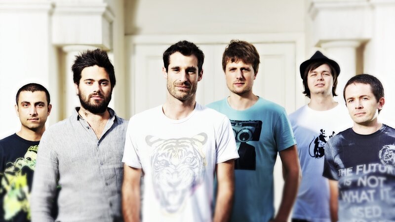 Five Men Standing Together — White, Neutral