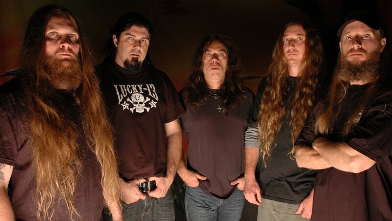 Five Men with Long Hair — Brown
