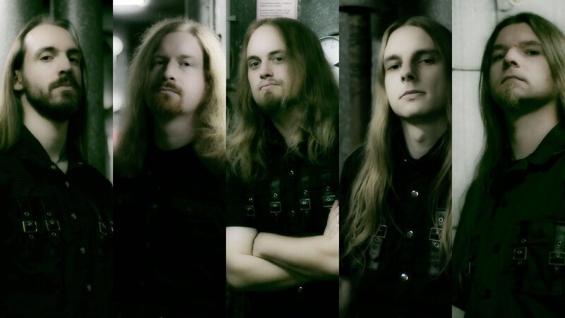 Five Men with Long Hair — Green
