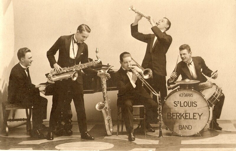 Five Musicians in Suits