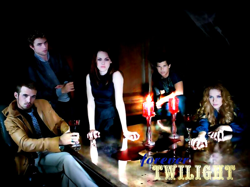 Five People at a Table — Black