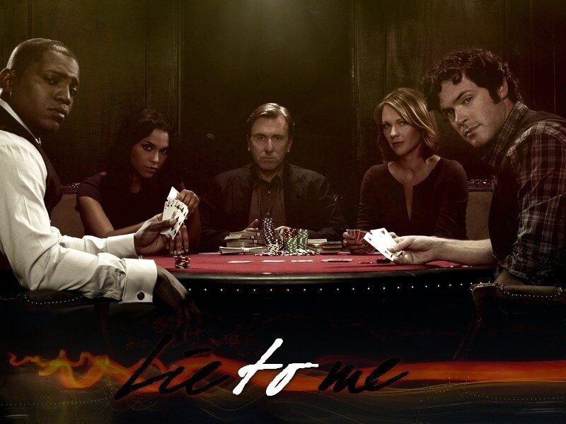 Five People at Poker Table