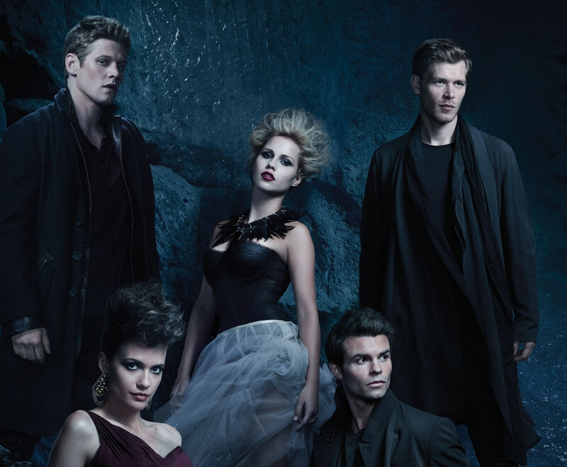 Five People in Dark Clothing — Black