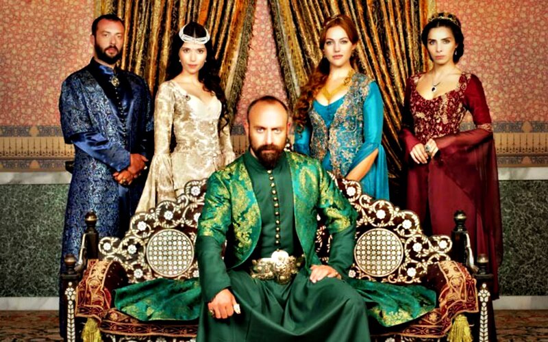 Five People in Historical Costumes