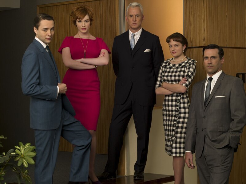 Five People in Suits