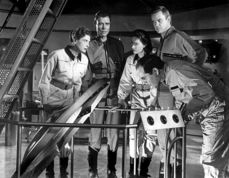 Five People in Uniforms