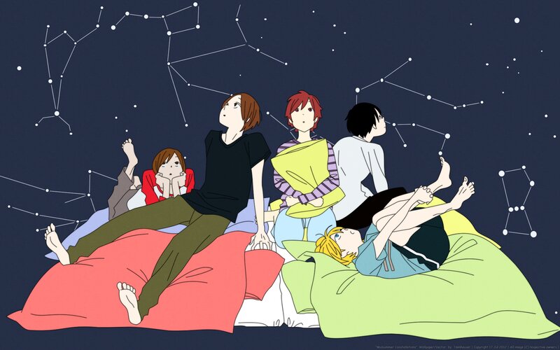 Five People on Pillows