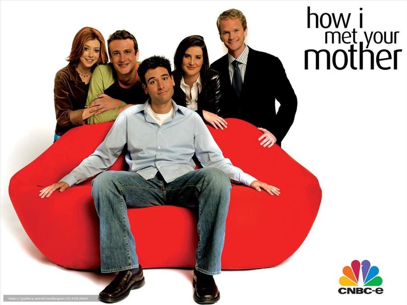 Five People on Red Couch