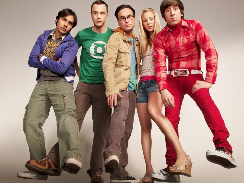 Five People Posing — Red, Neutral