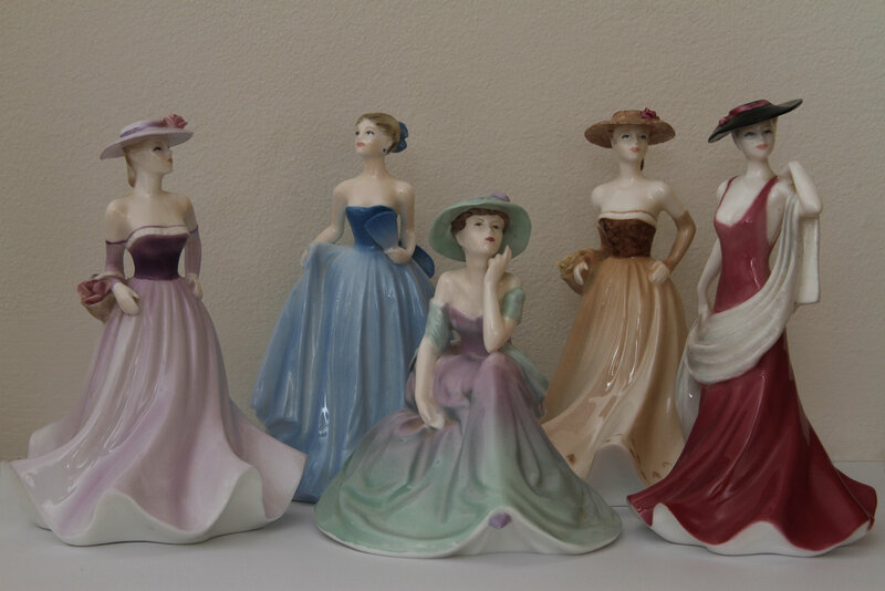 Five Porcelain Figurines