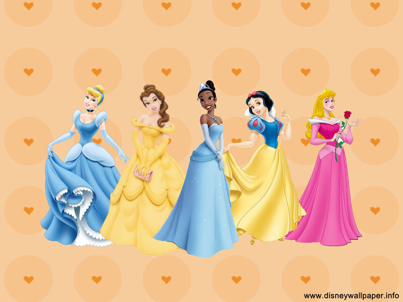 Five Princesses Standing — Pink