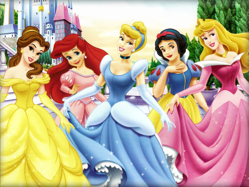 Five Princesses Standing