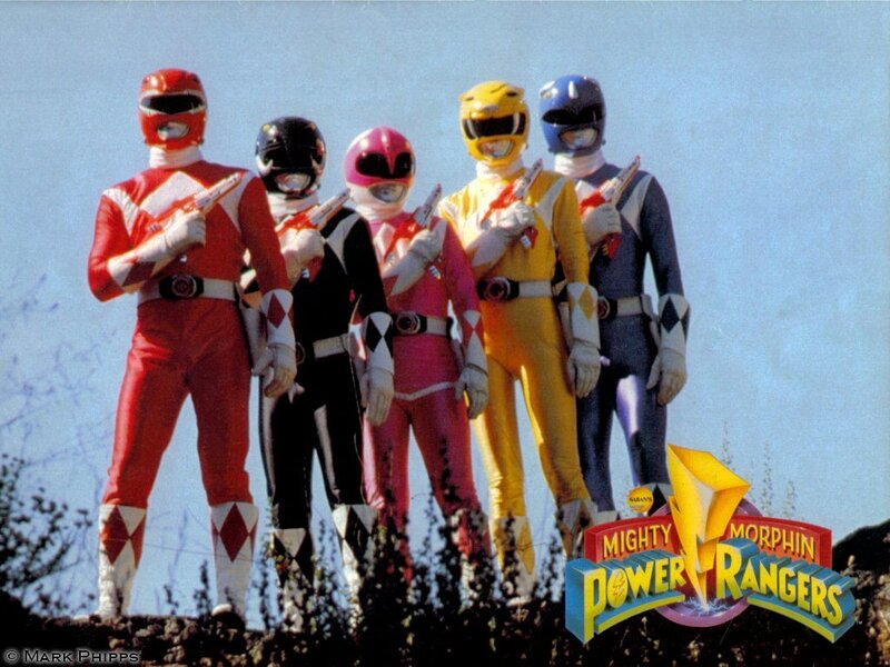 Five Rangers Standing