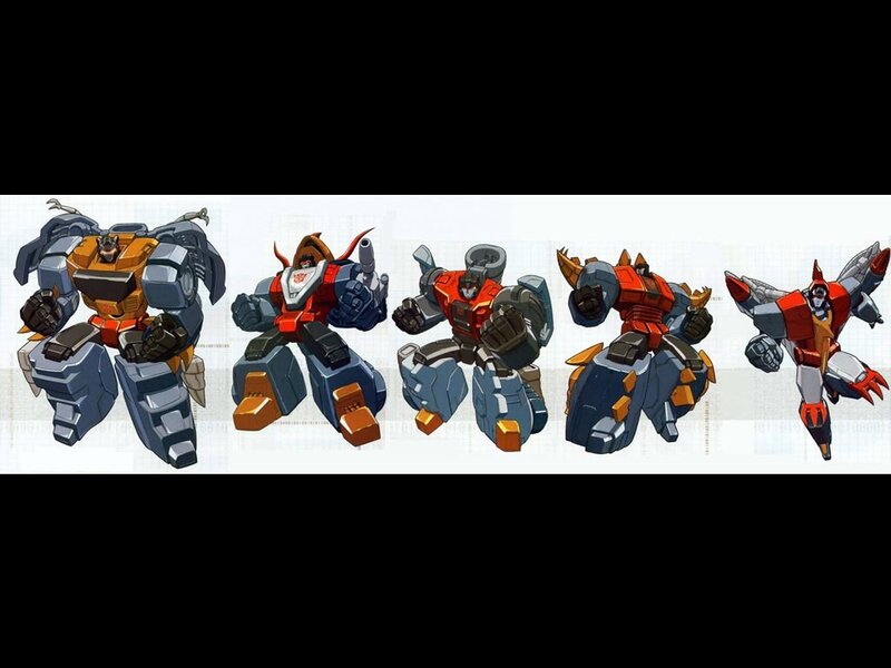 Five Robot Characters
