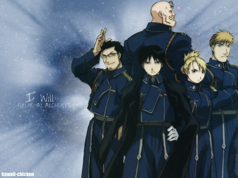 Five Soldiers in Uniform — Blue