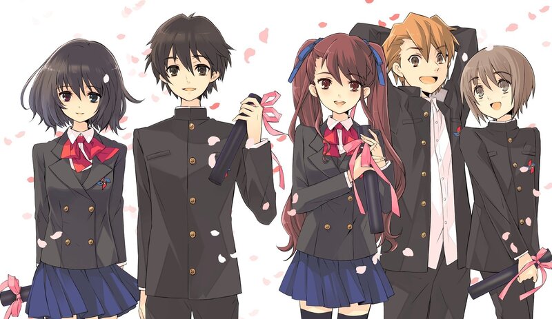 Five Students in Uniforms