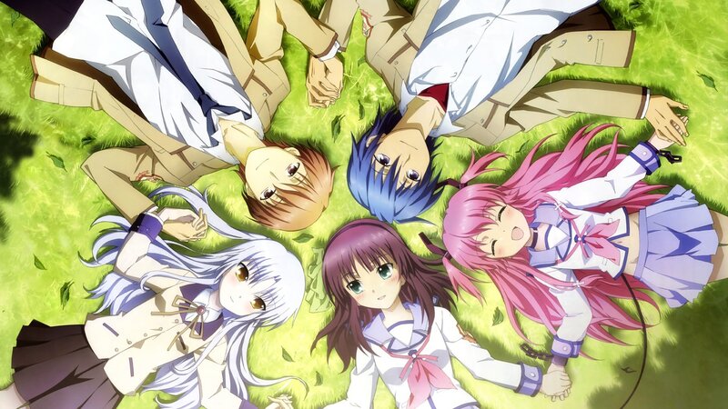 Five Students Lying on Grass — Green