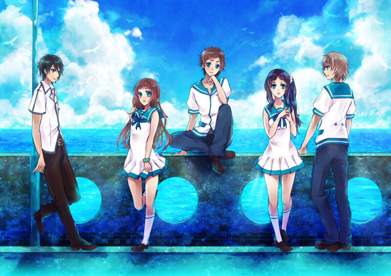 Five Students on a Ship