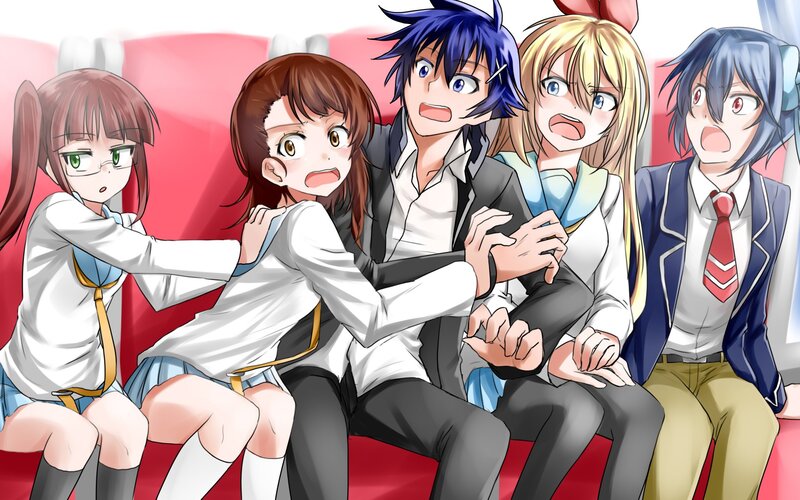 Five Students on a Train