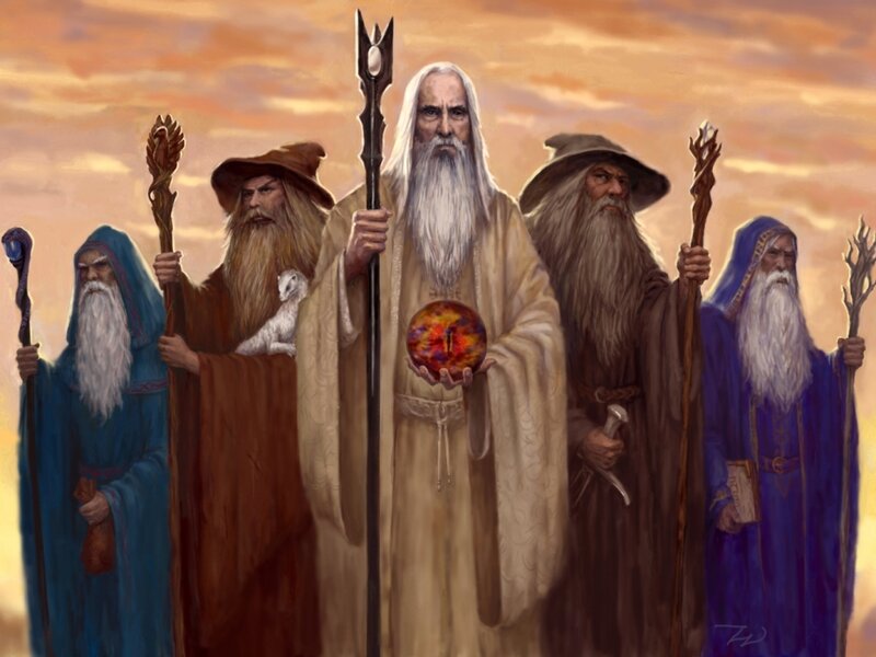 Five Wizards Standing