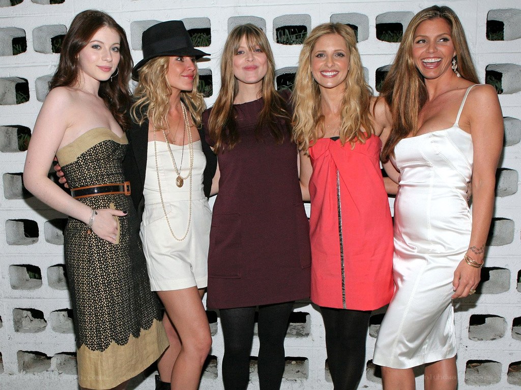 five women at an event