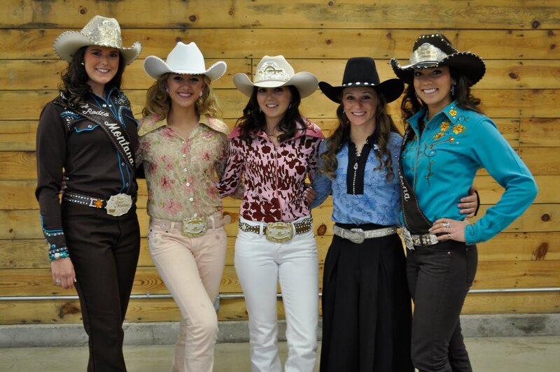 Five Women in Cowboy Hats — Brown