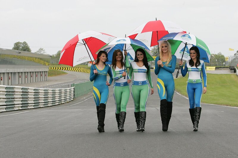 Five Women on Racetrack