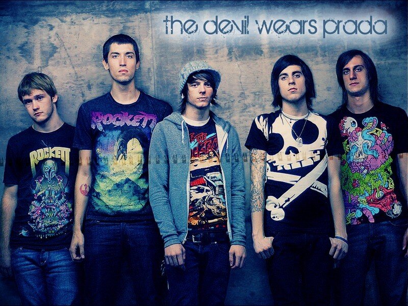 Five Young Men in Band — Blue