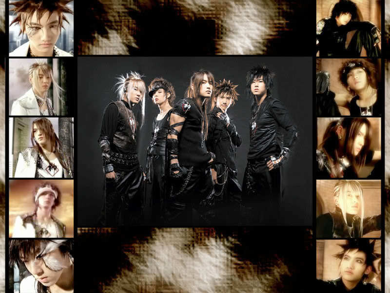Five Young Men in Black — Dramatic