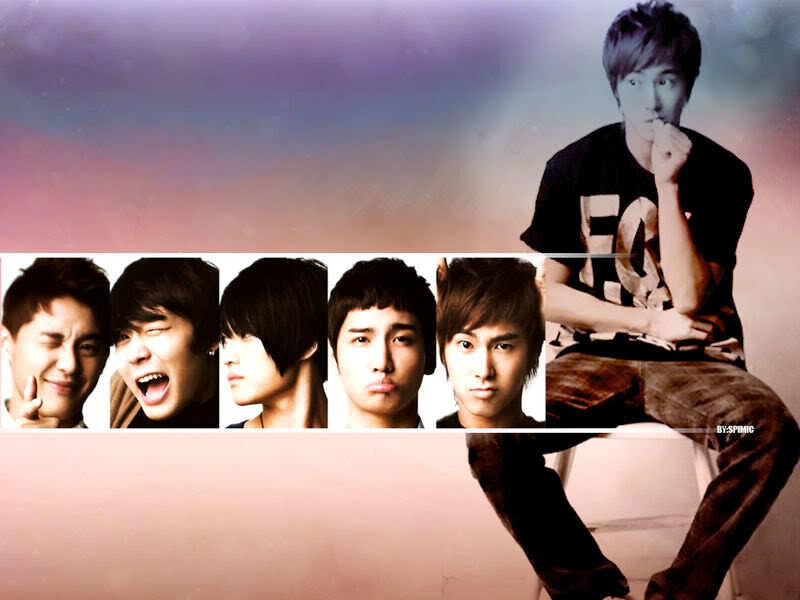 Five Young Men in Collage