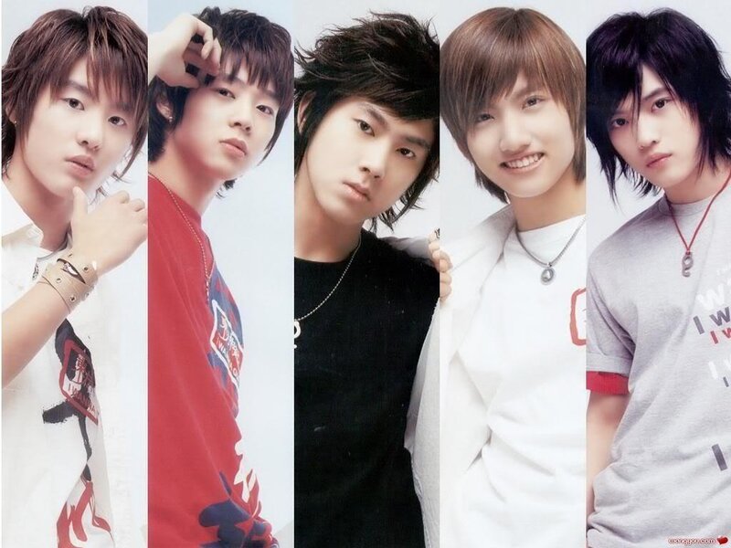 Five Young Men in Portraits — White