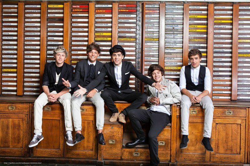 Five Young Men on Bench