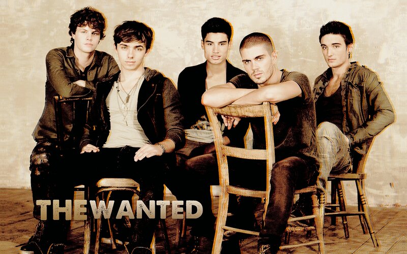 Five Young Men on Chairs