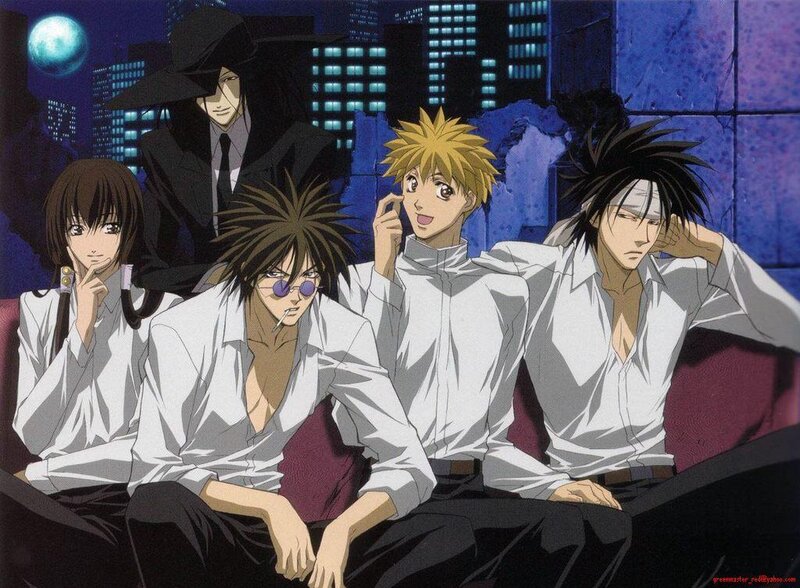 Five Young Men Sitting