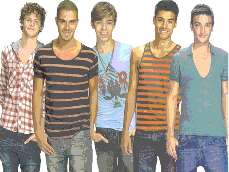 Five Young Men Standing