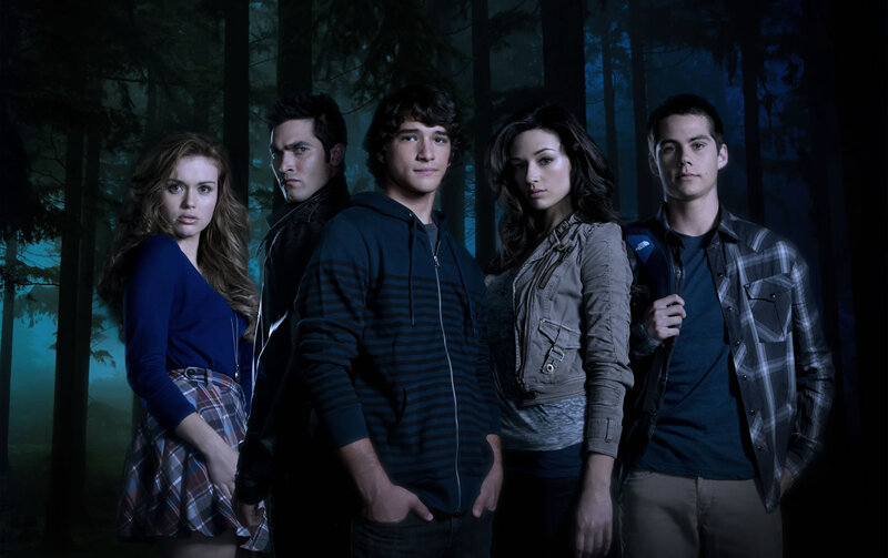Five Young People in Forest