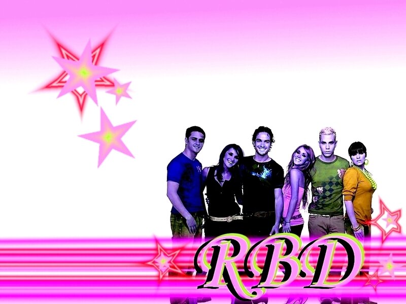 Five Young People Posing — Pink