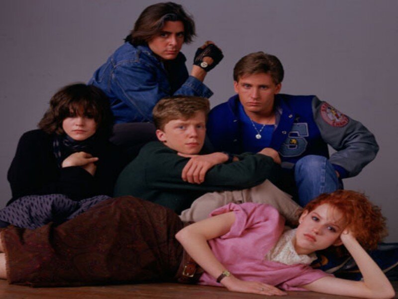 Five Young People Posing