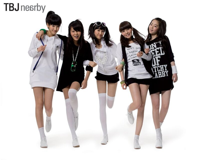 five young women in casual wear